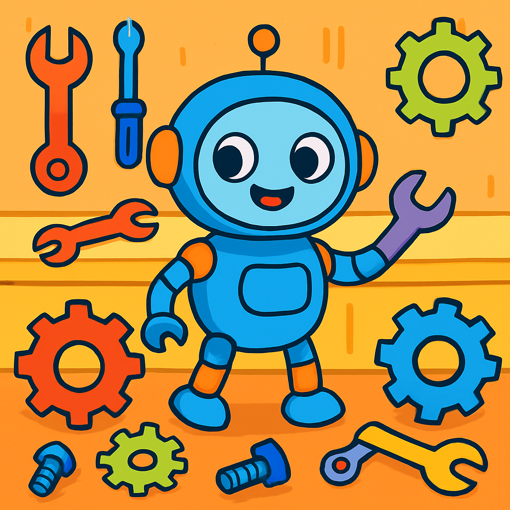 Mischievous Little Robot Paint By Diamonds