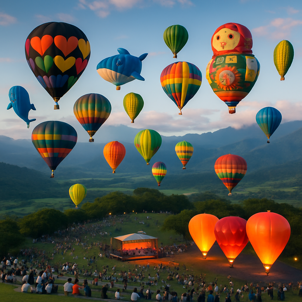 Taiwan International Balloon Festival - Taitung Paint By Diamonds Art