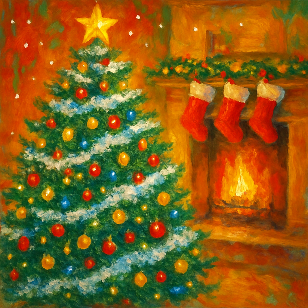 Christmas Delight Painting By Diamonds Kit