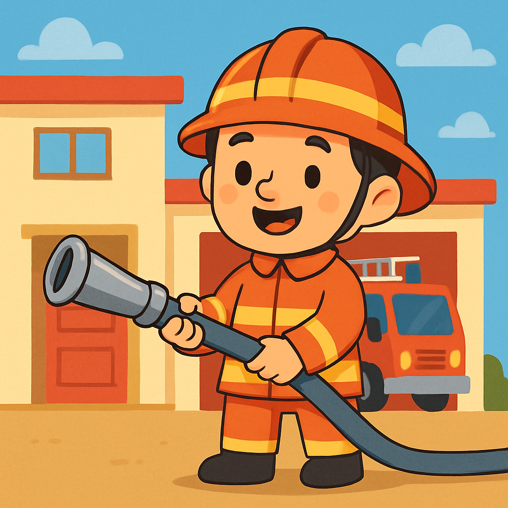 Brave Firefighter Adventure Diamond Painting
