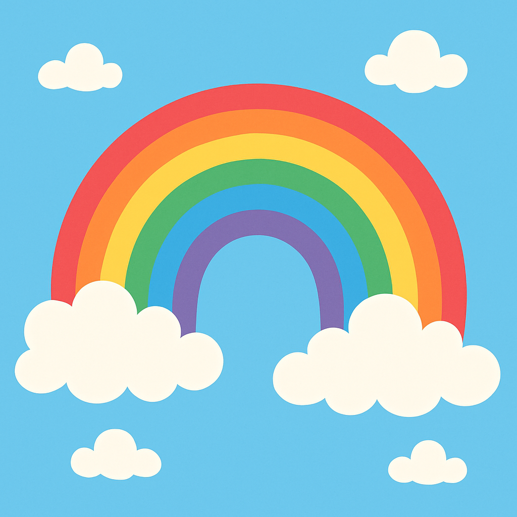 Rainbow In The Sky Diamond Painting