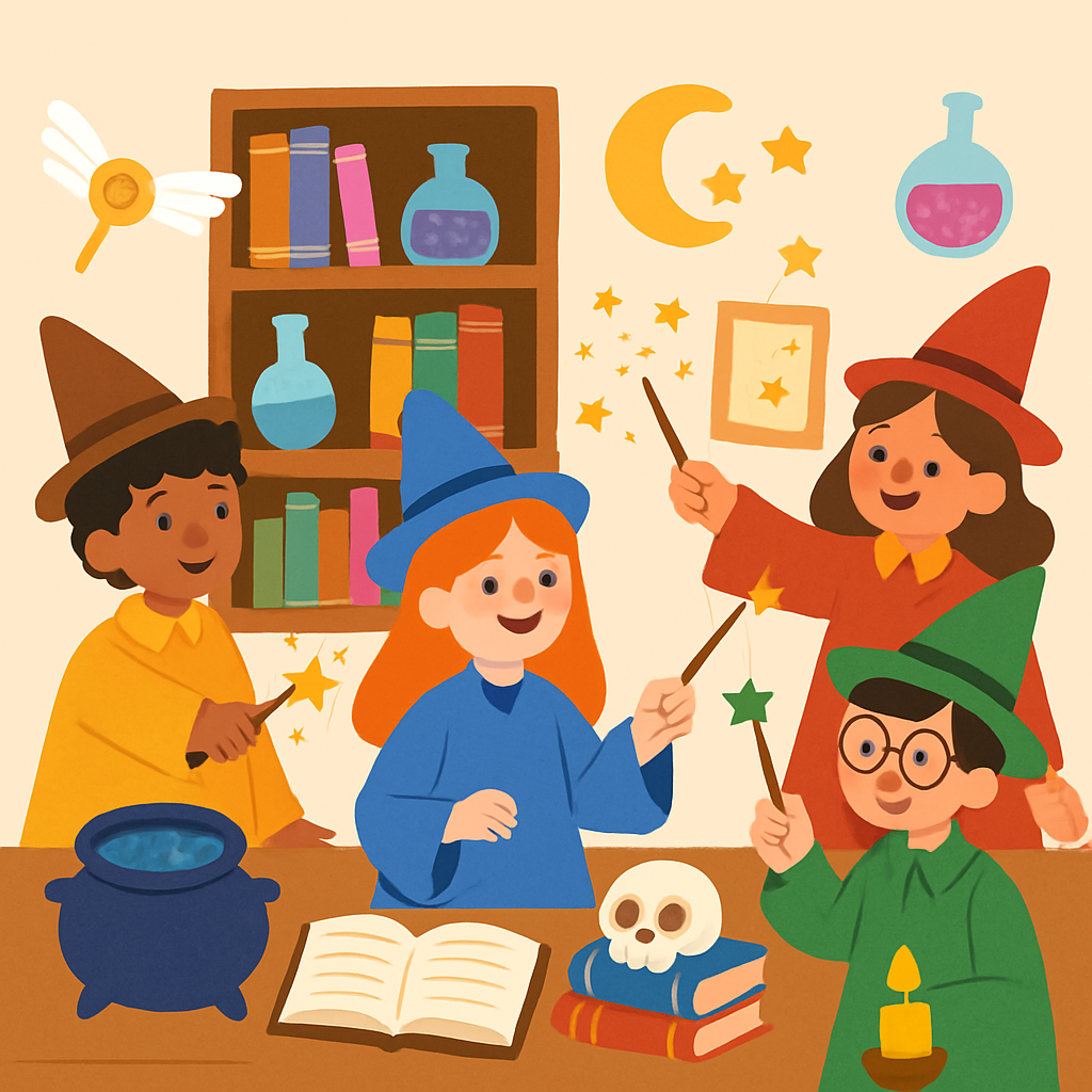 Magical Wizards In Training Diamond Painting