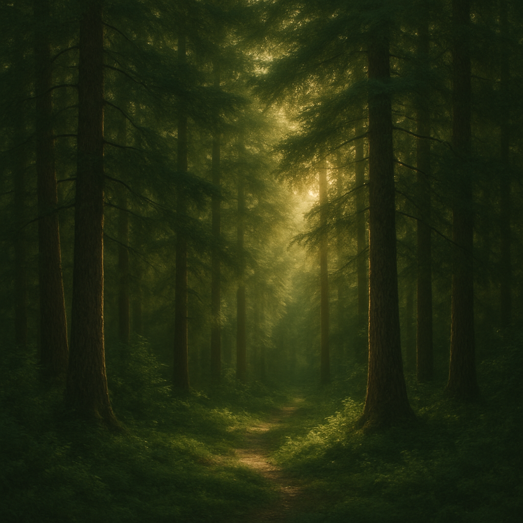 Forest Tranquility Painting By Diamonds Kit