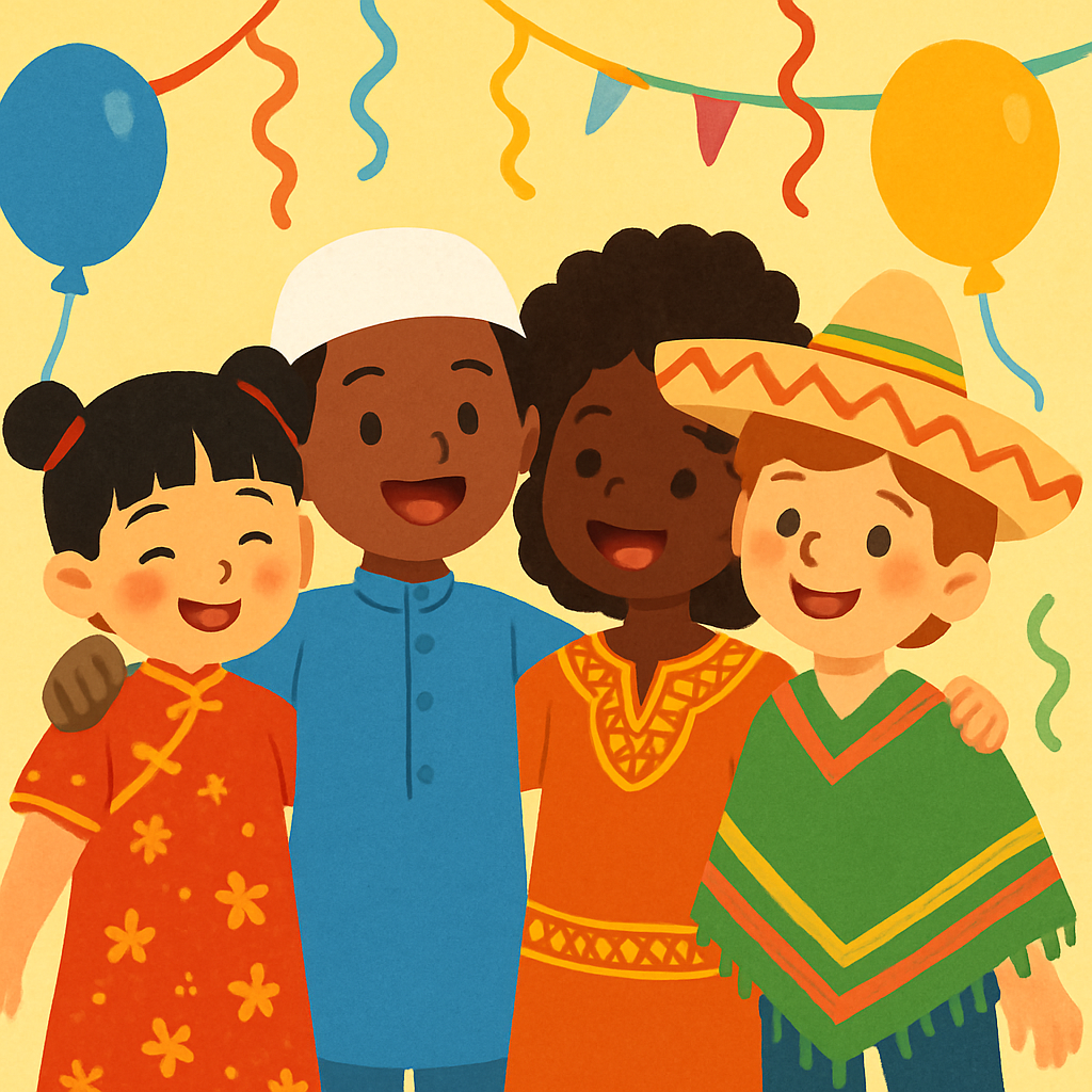 Celebrating Diversity With Friends Diamond Painting