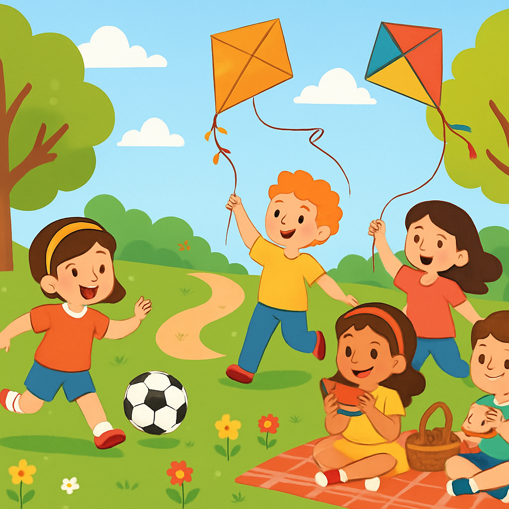 Fun In The Park Diamond Painting
