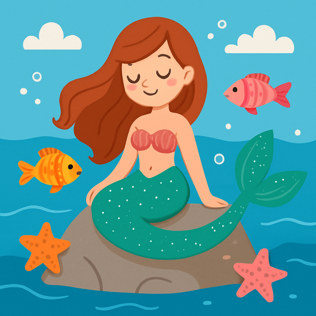 Mystic Mermaid Kingdom Paint By Color