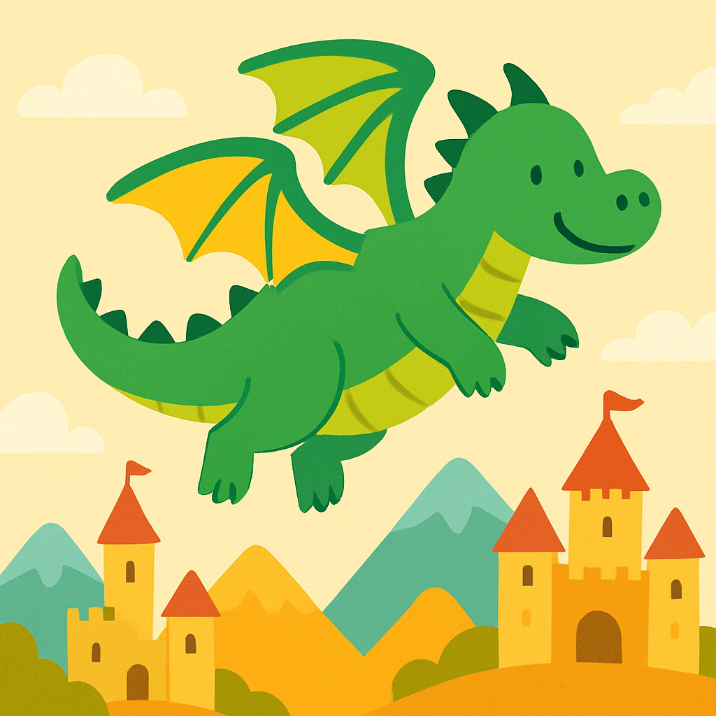 Royal Dragon Tale Paint By Color