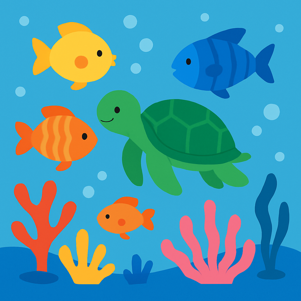 Undersea Discovery Paint By Color