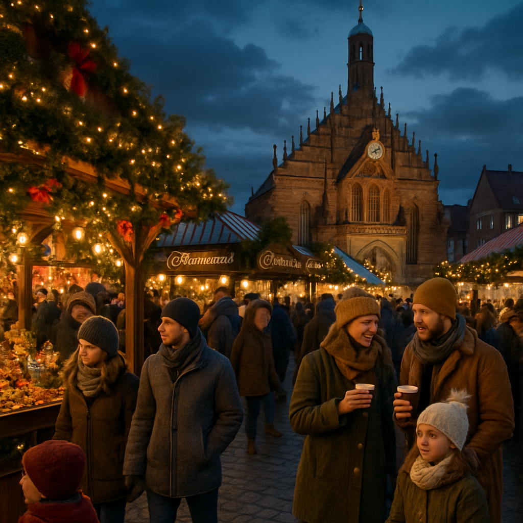Nuremberg Christmas Market Diamond Painting