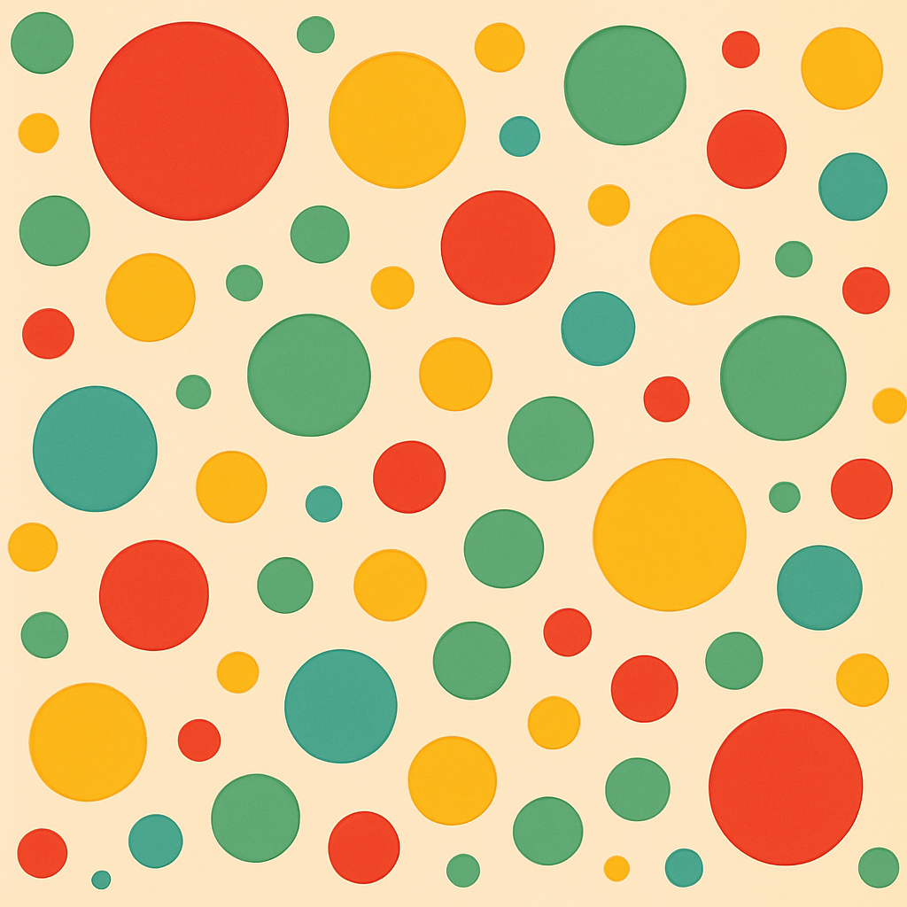 Playful Polka Dot Party Paint By Color