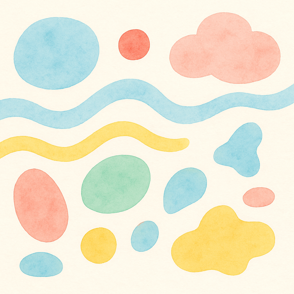 Whimsical Watercolor World Paint By Color