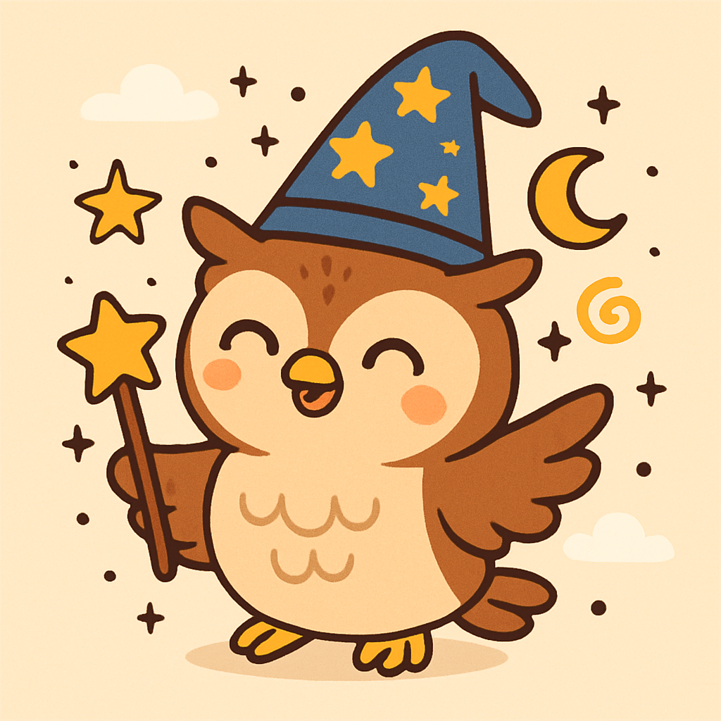 Wonderous Wizard Owl Paint By Diamond
