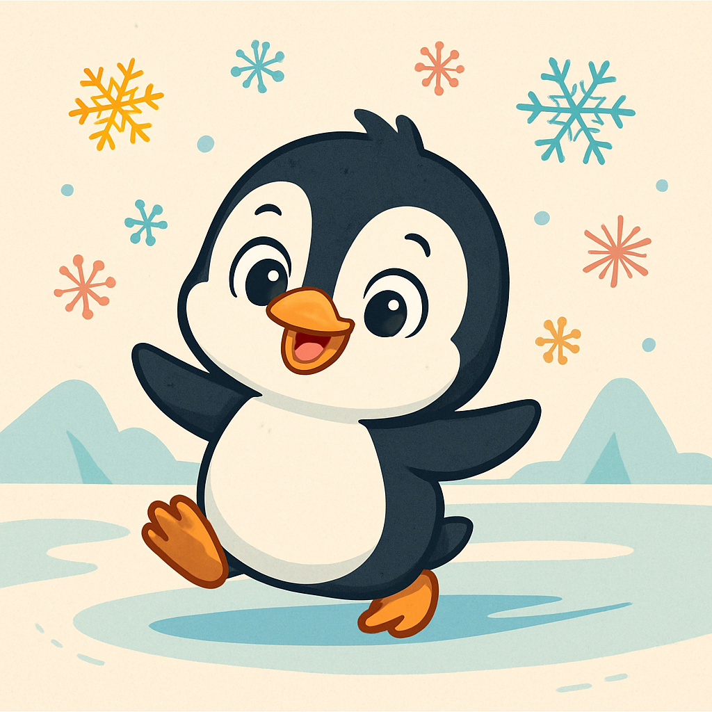 Chubby Cheeks Penguin Paint By Diamond