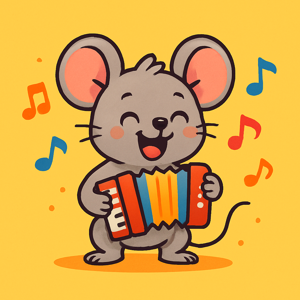Magical Musician Mouse Paint By Diamond