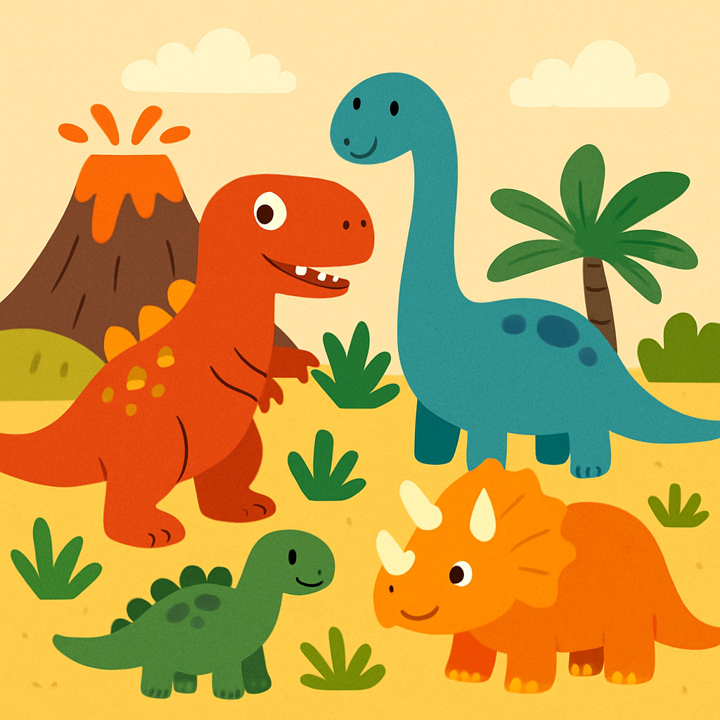 Fantastical Dino World Paint By Diamonds Art