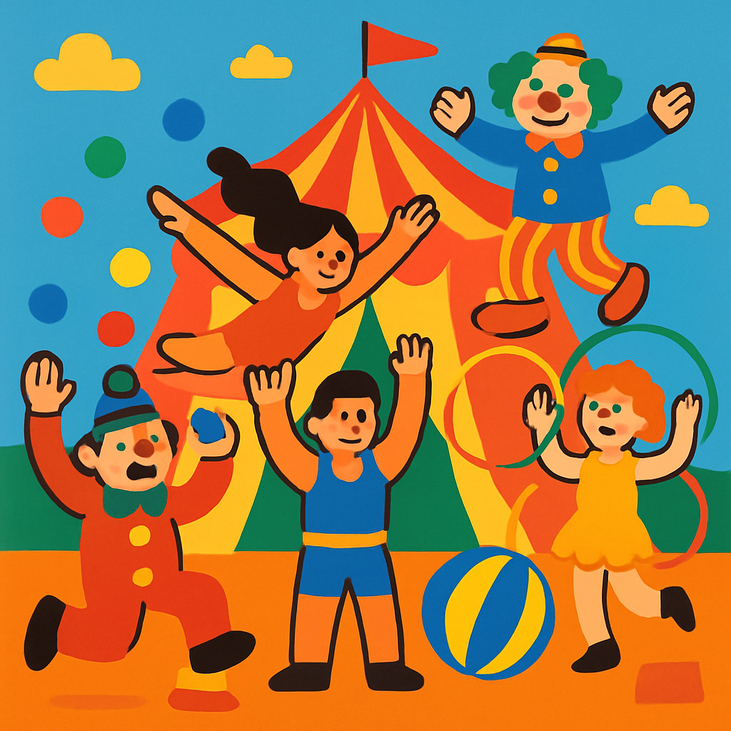 Whirlwind Circus Show Paint By Diamonds Art