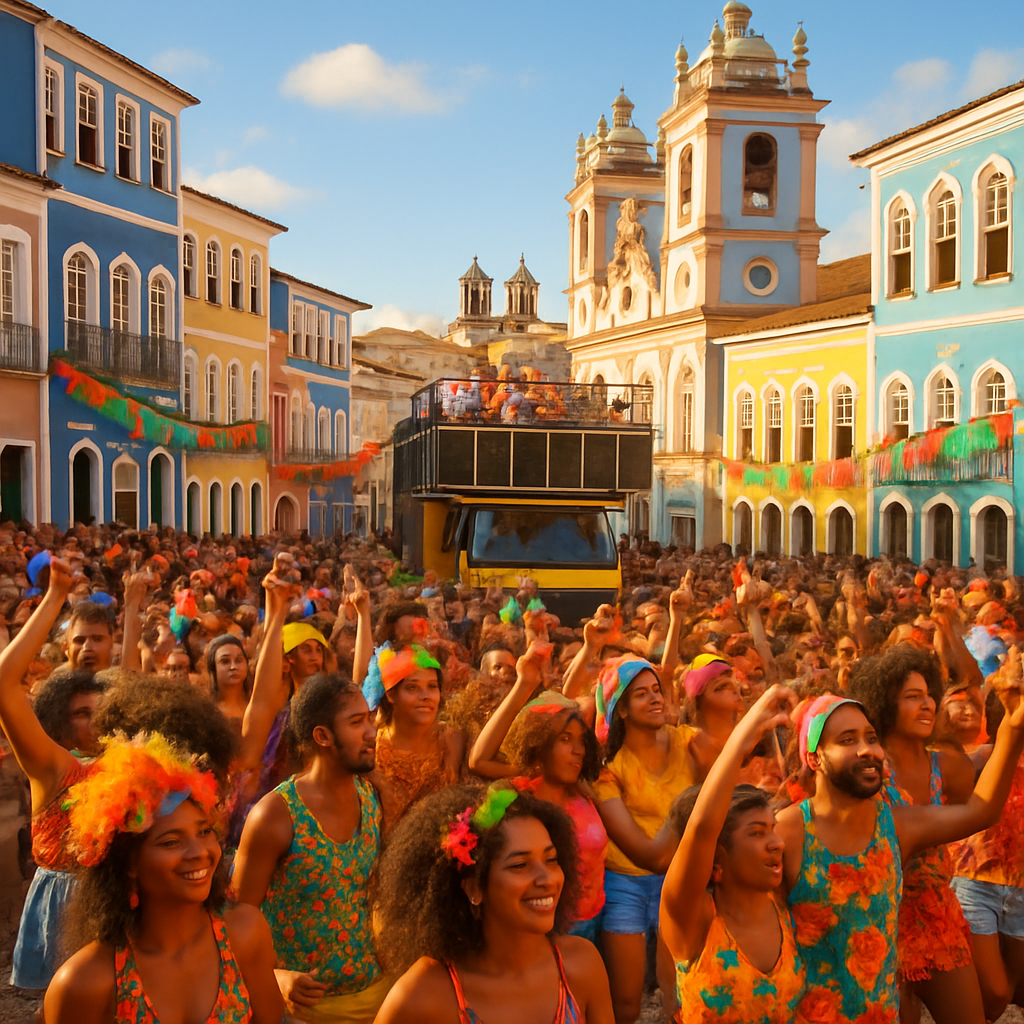 Carnaval De Salvador - Brazil Painting Diamond Kit