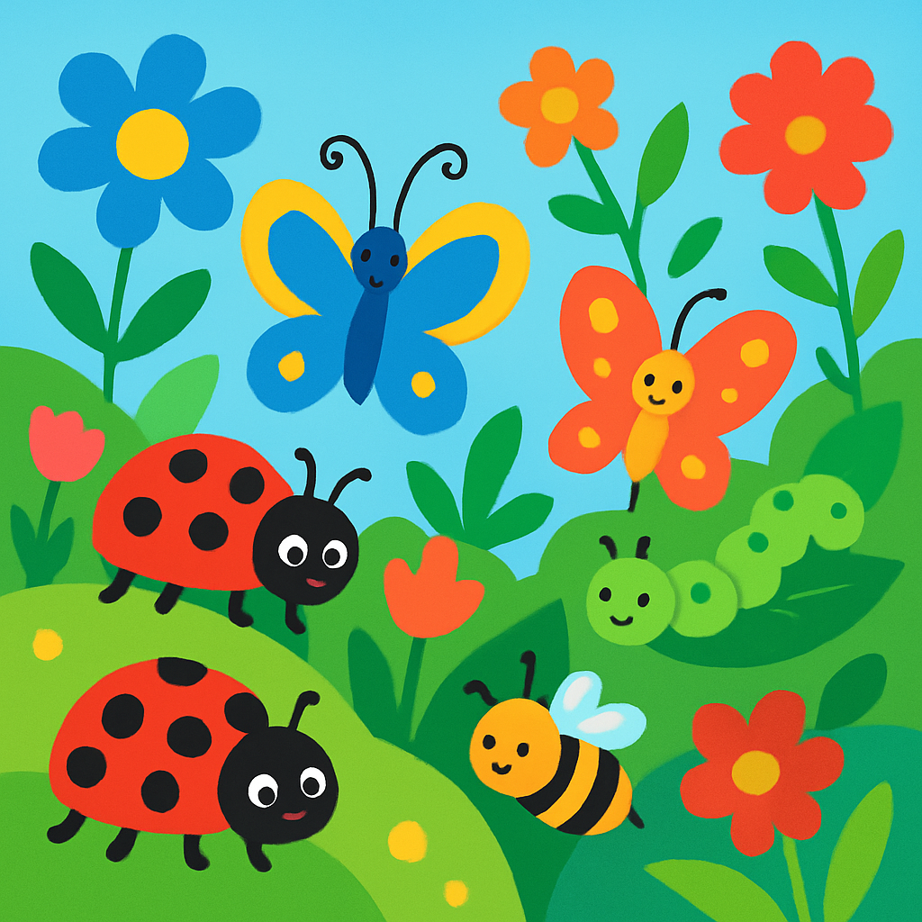 Busy Bug Bonanza Paint By Diamonds Art