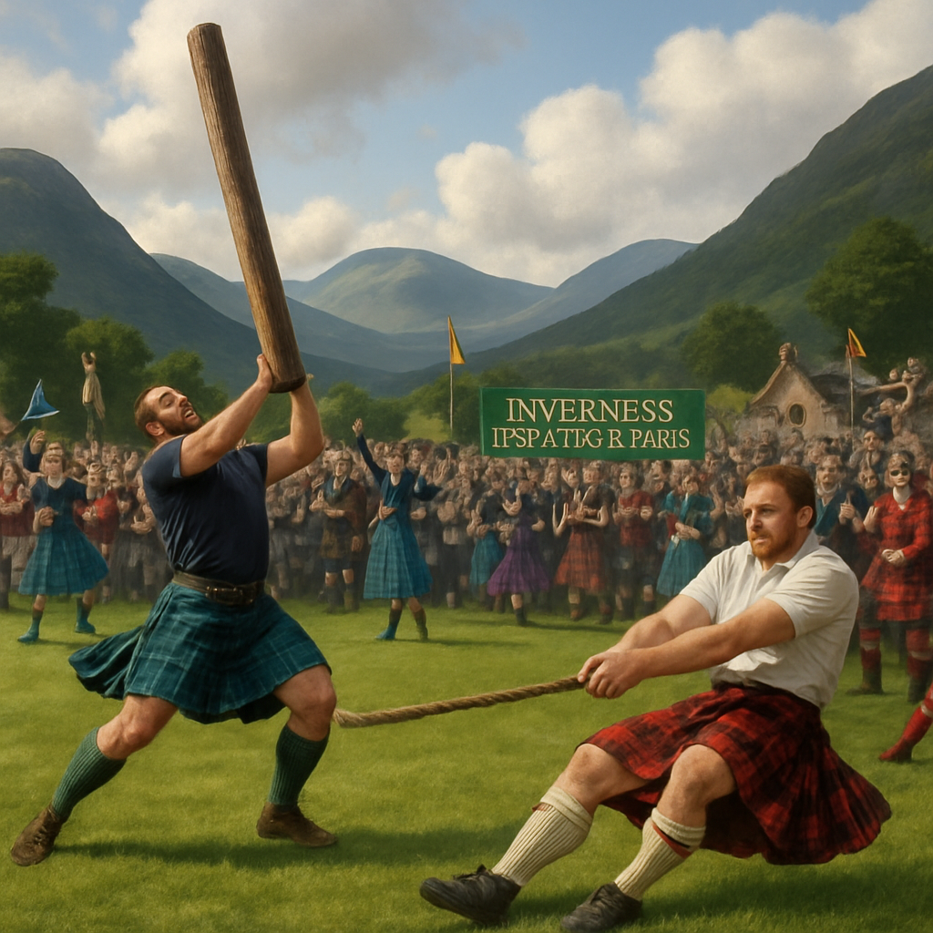 Inverness Highland Games - Scotland Painting Diamond Kit