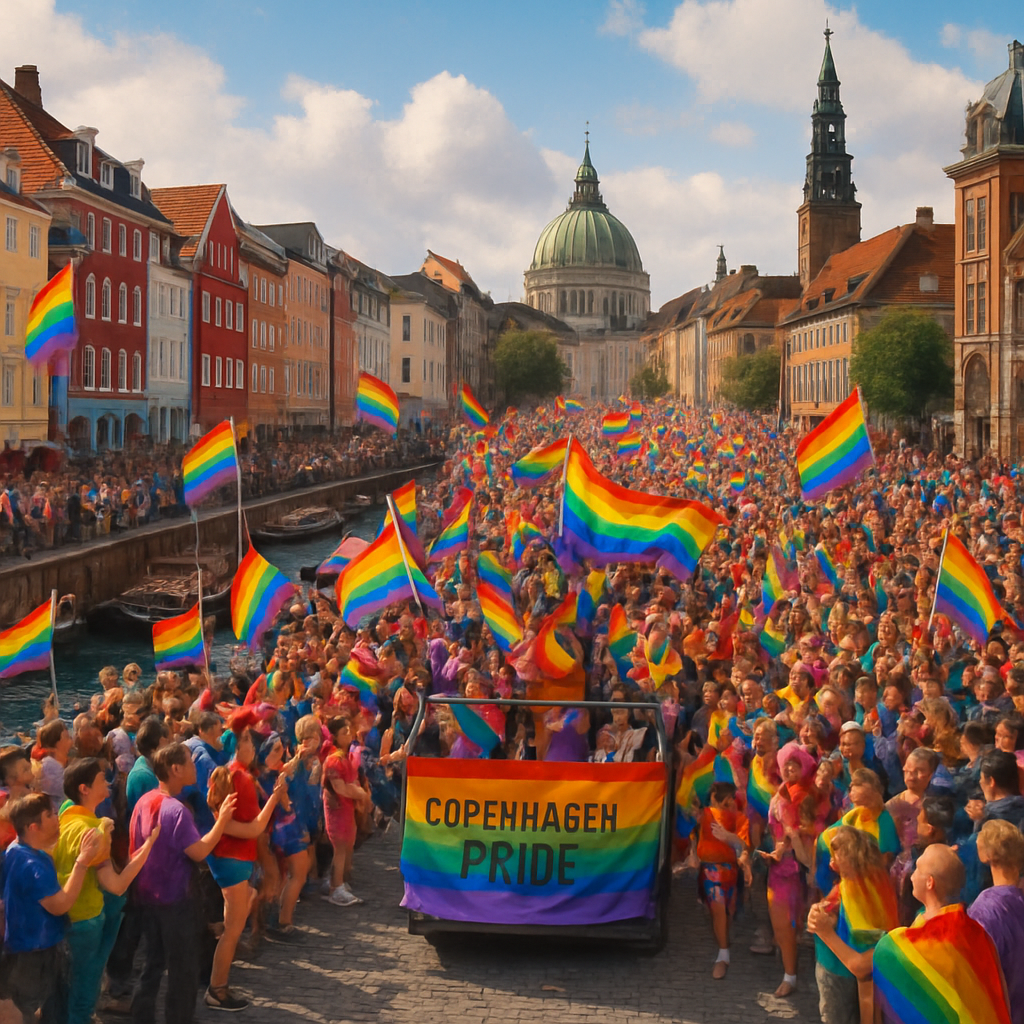 Copenhagen Pride - Denmark Painting Diamond Kit