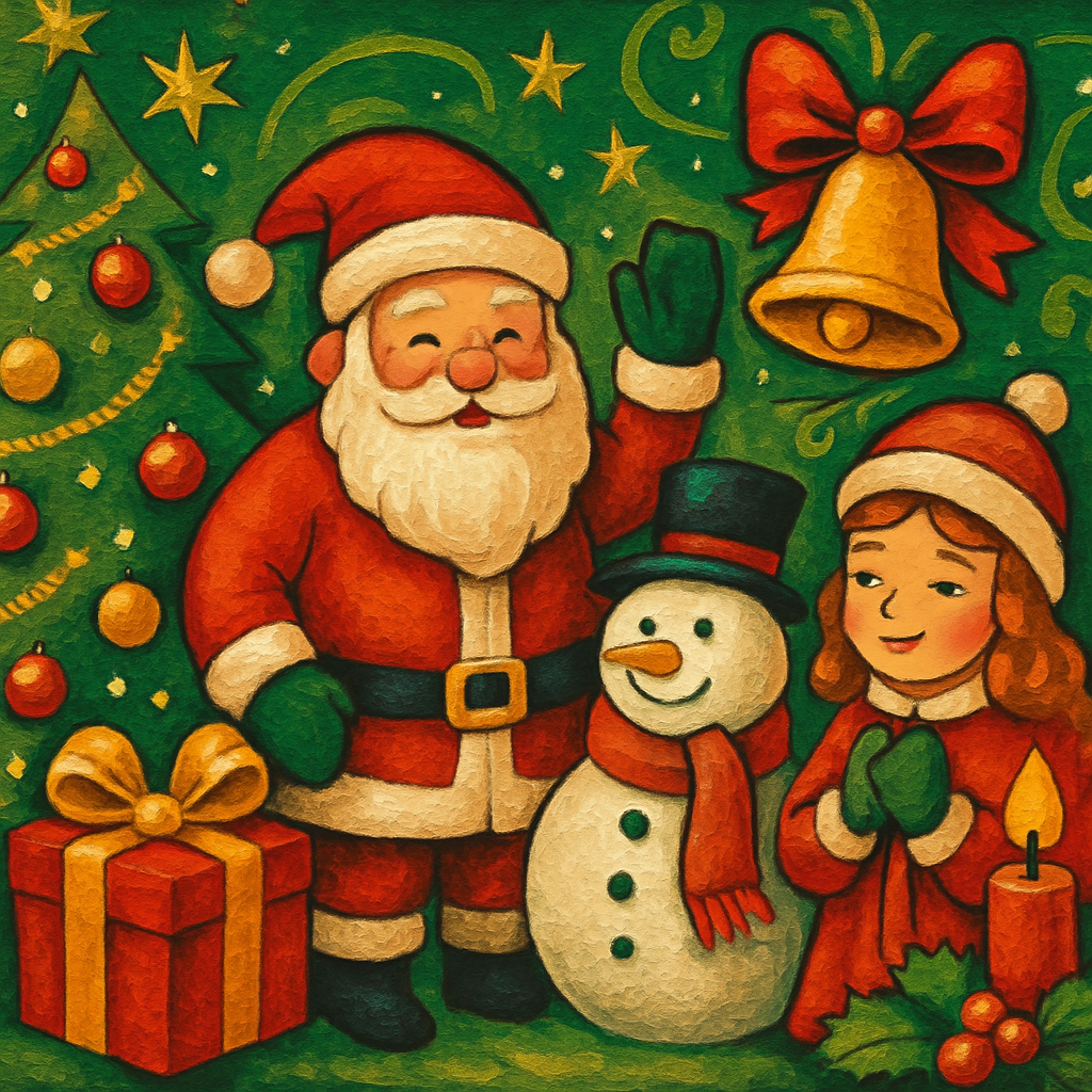 Christmas Joy Mural Paint By Color
