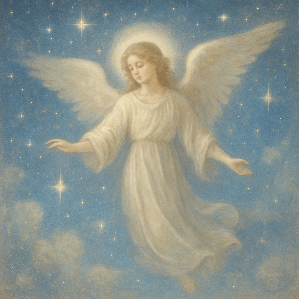 Celestial Angelic Scene Paint By Color