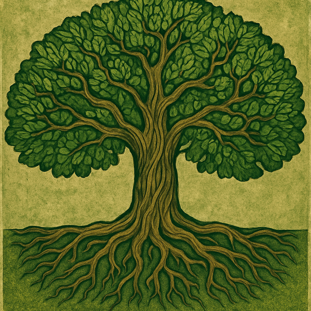 Majestic Tree Of Life Paint By Color