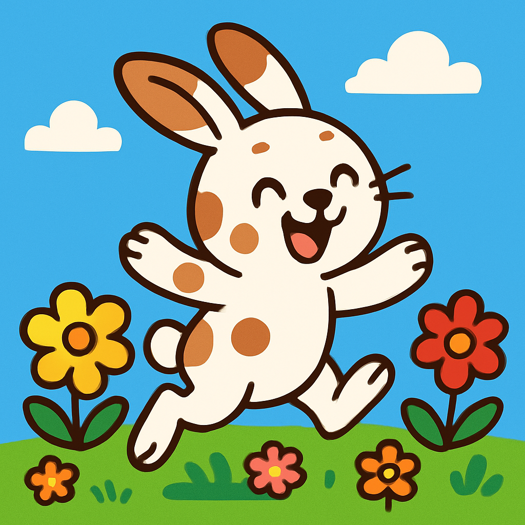 Lively Rabbit Painting By Diamonds Kit