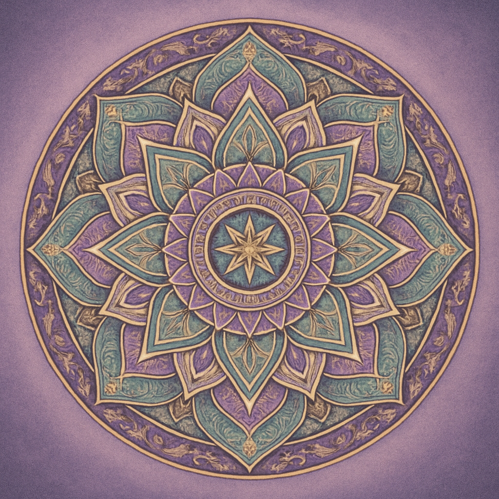 Mystical Mandala Harmony Paint By Color