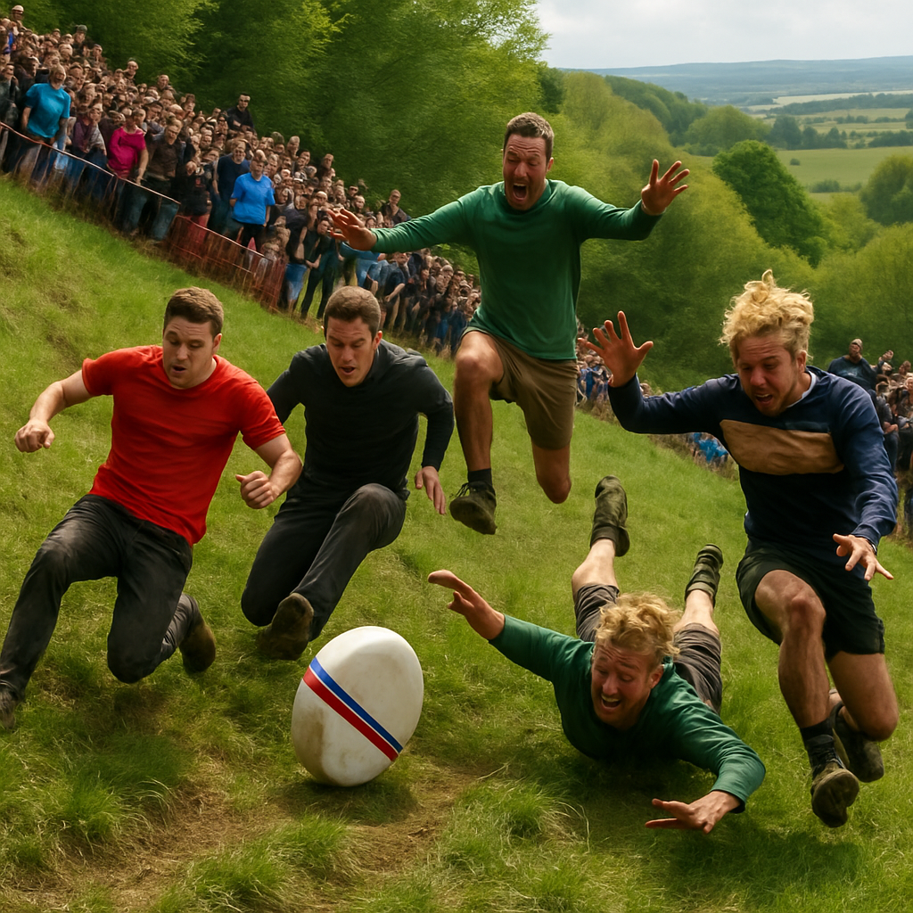 Cooper's Hill Cheese-Rolling - Gloucester Paint By Diamond