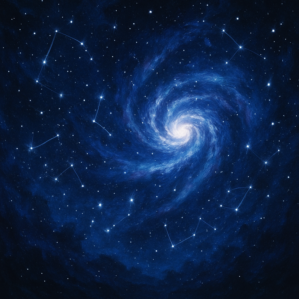 Celestial Starry Night Vision Paint By Color