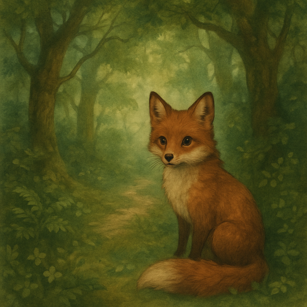 Mystical Woodland Fox Paint By Color