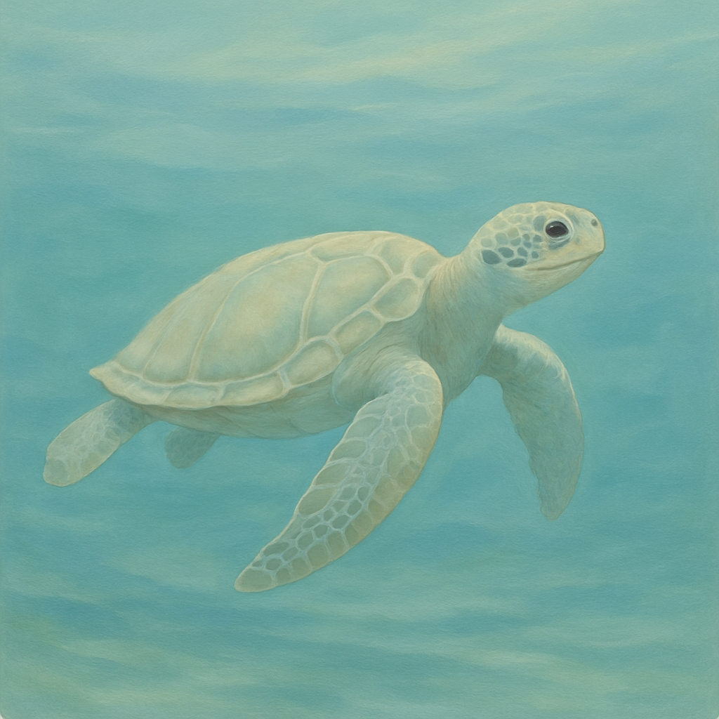 Serene Sea Turtle Journey Paint By Color