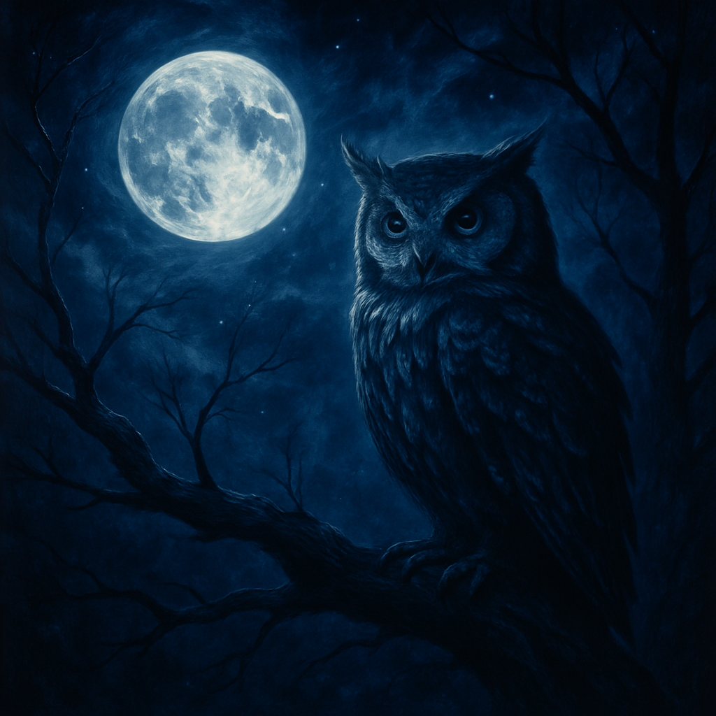 Mystic Night Owl Vision Paint By Color