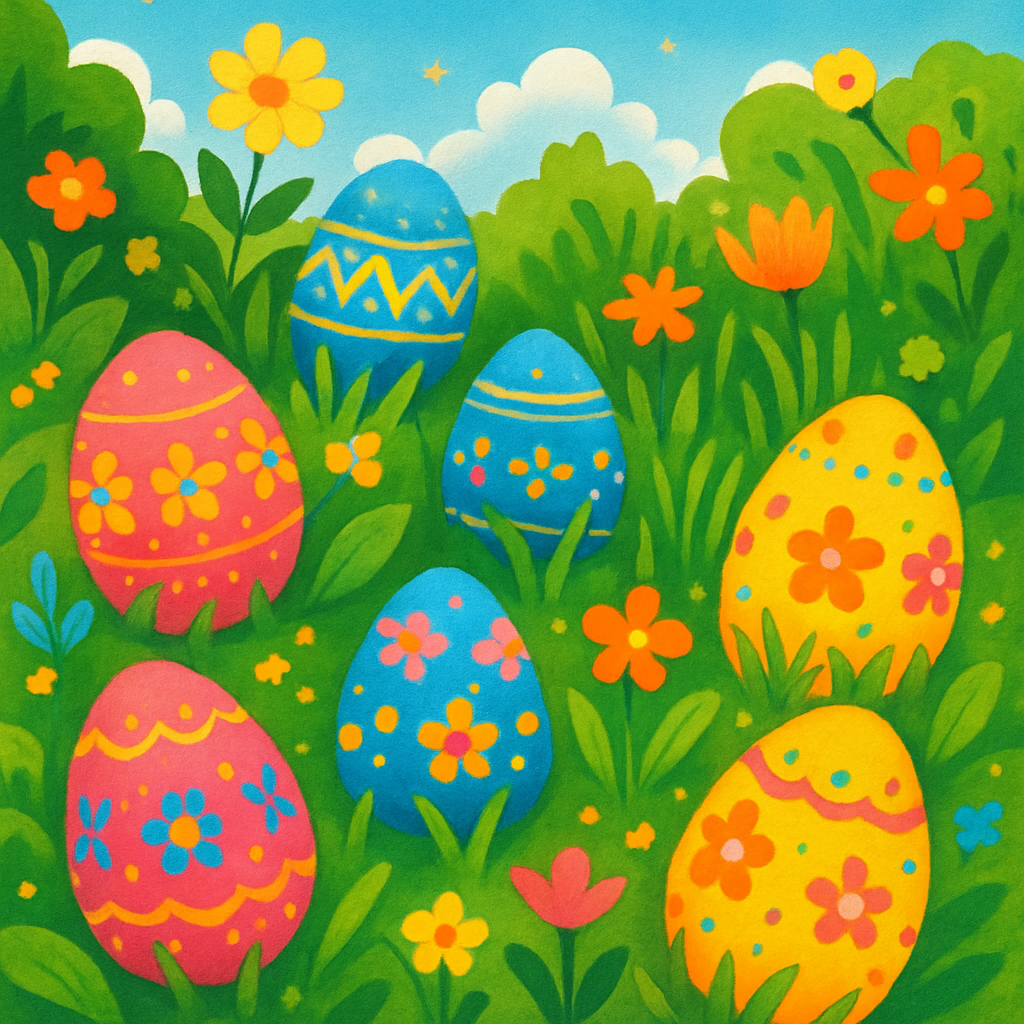 Easter Eggstravaganza Paint By Color
