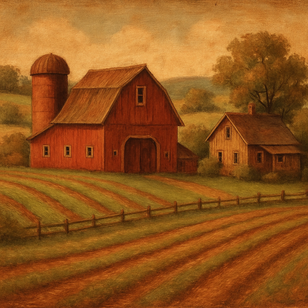 Vintage Farmstead Charm Paint By Color