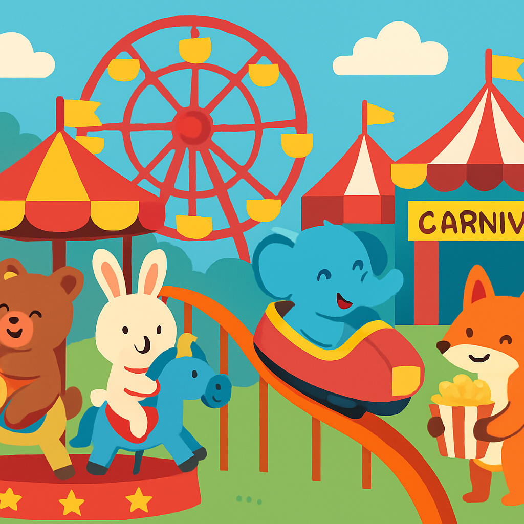 Curious Critters Carnival Diamonded Painting Kits