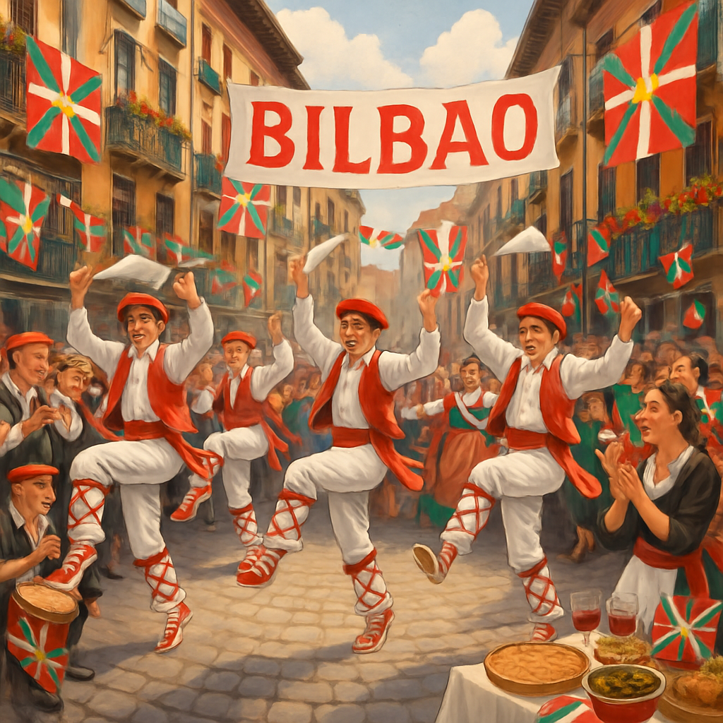 Day Of The Basque Country - Bilbao Diamond Painting