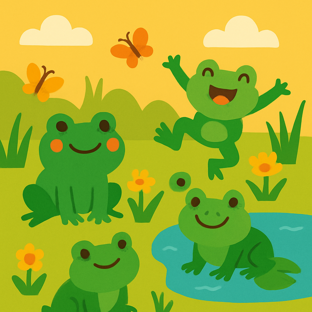 Froggy Field Frolic Diamonded Painting Kits