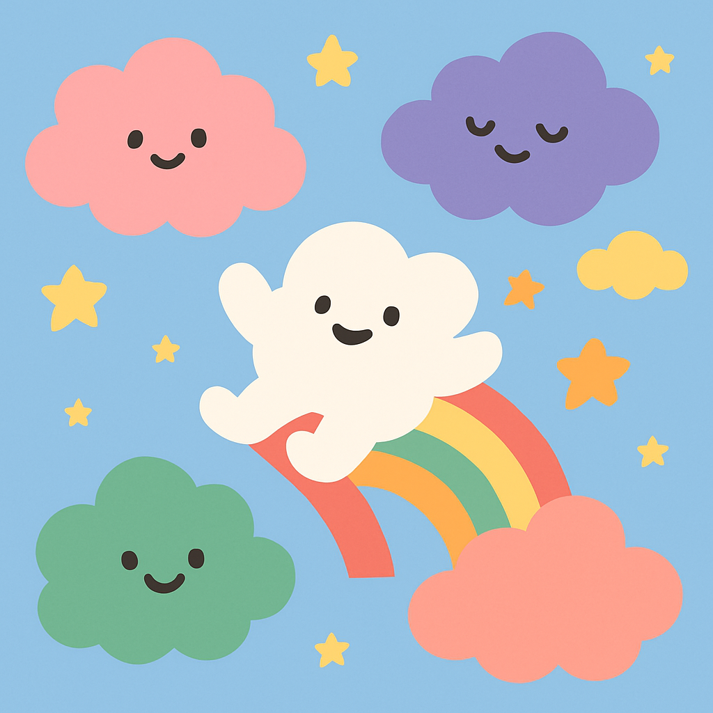 Cuddle Cloud Kingdom Diamonded Painting Kits