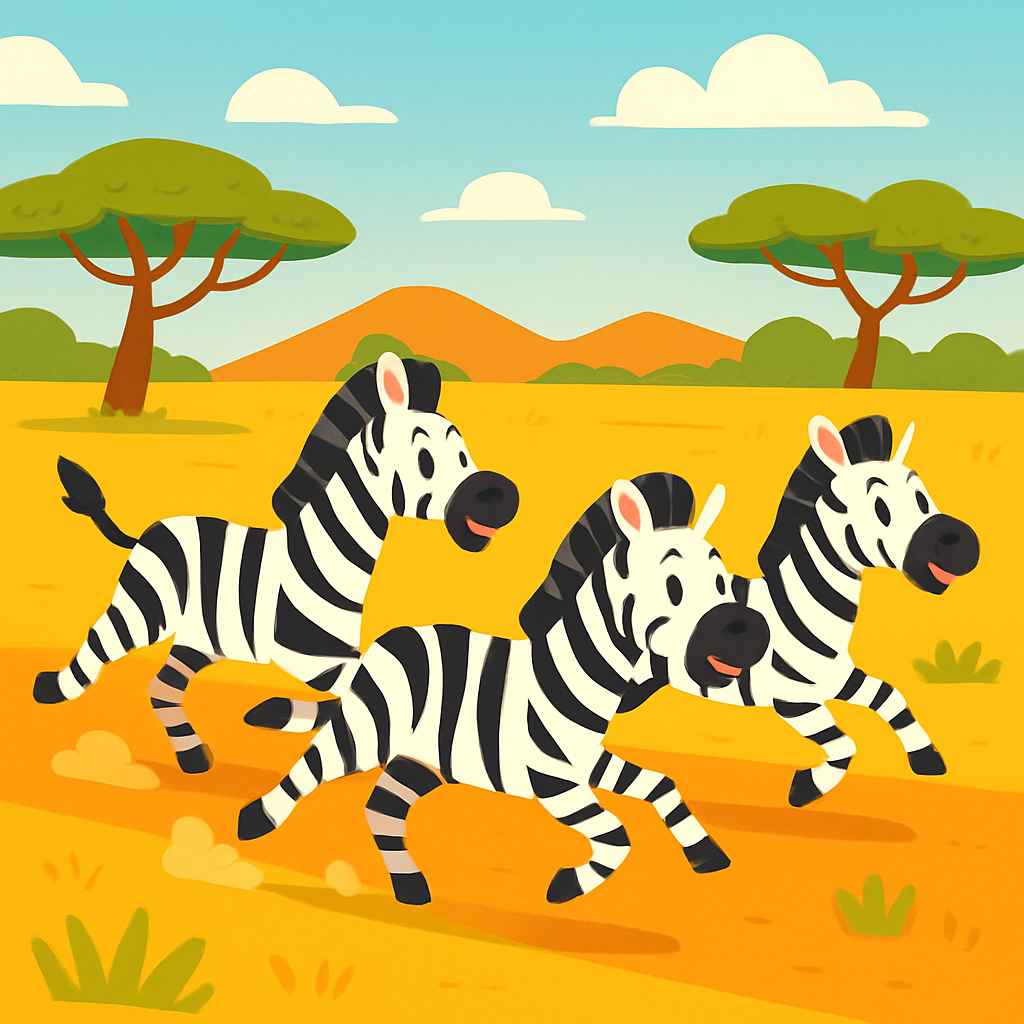 Zany Zebra Zoom Diamonded Painting Kits