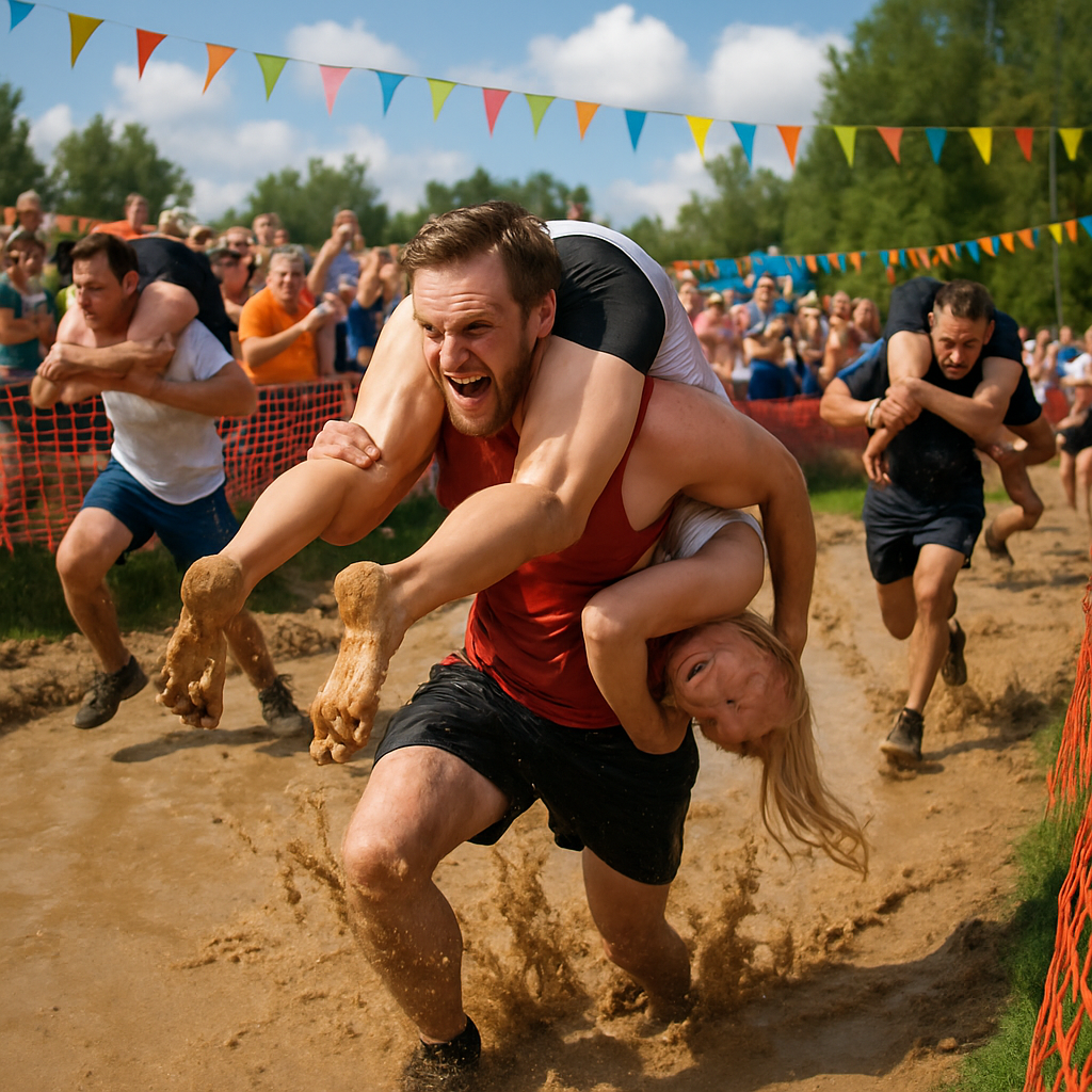 Wife Carrying Championship - Finland Diamond Painting