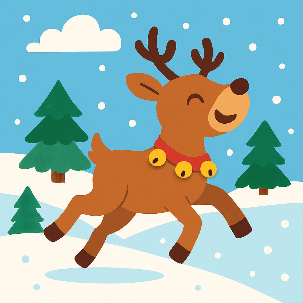 Roaming Reindeer Romp Diamonded Painting Kits