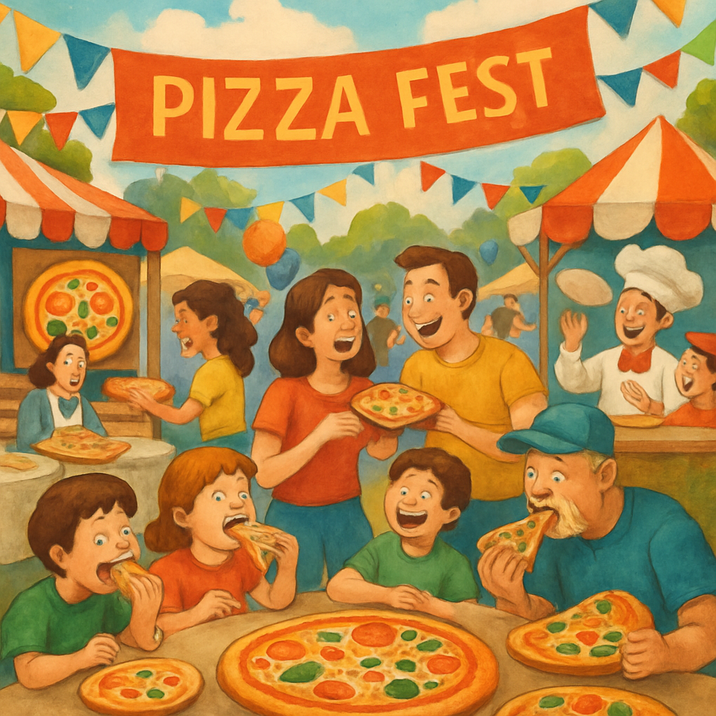 National Pizza Festival Painting Diamond Kit