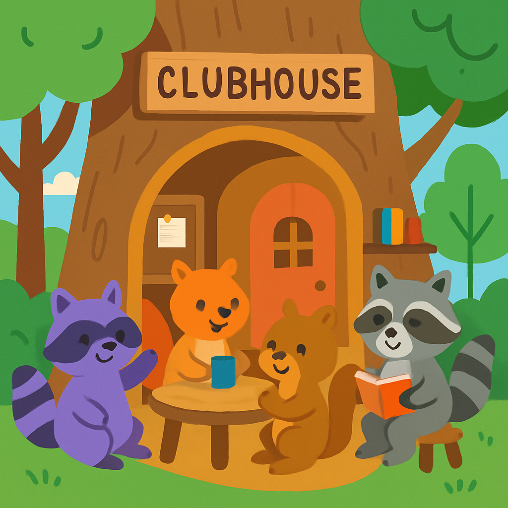 Curious Critters Clubhouse Diamonded Painting Kits