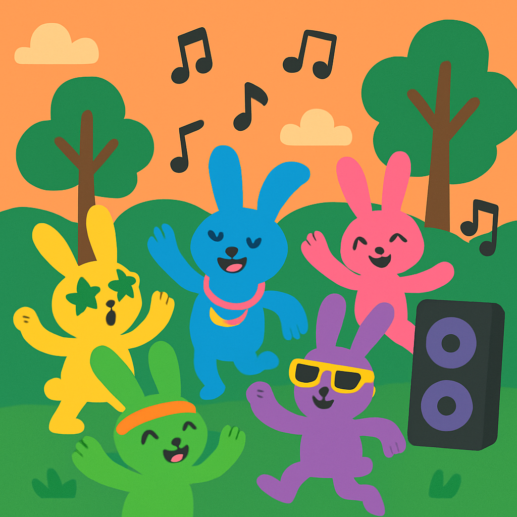 Rambunctious Rabbit Rave Diamonded Painting Kits