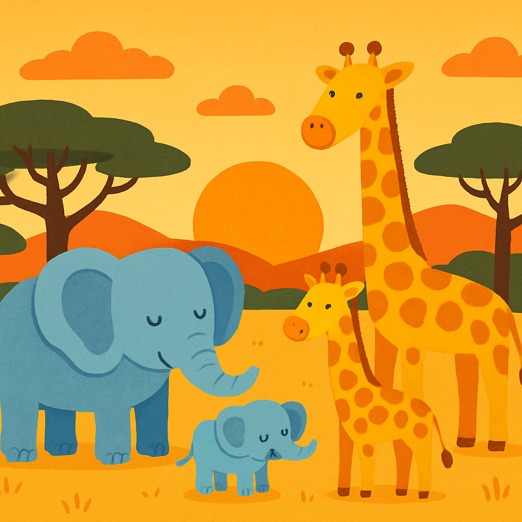 Sunset Safari Surprise Diamonded Painting Kits