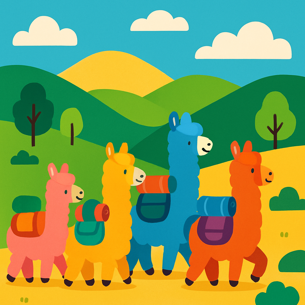 Adventurous Alpaca Ambush Diamonded Painting Kits