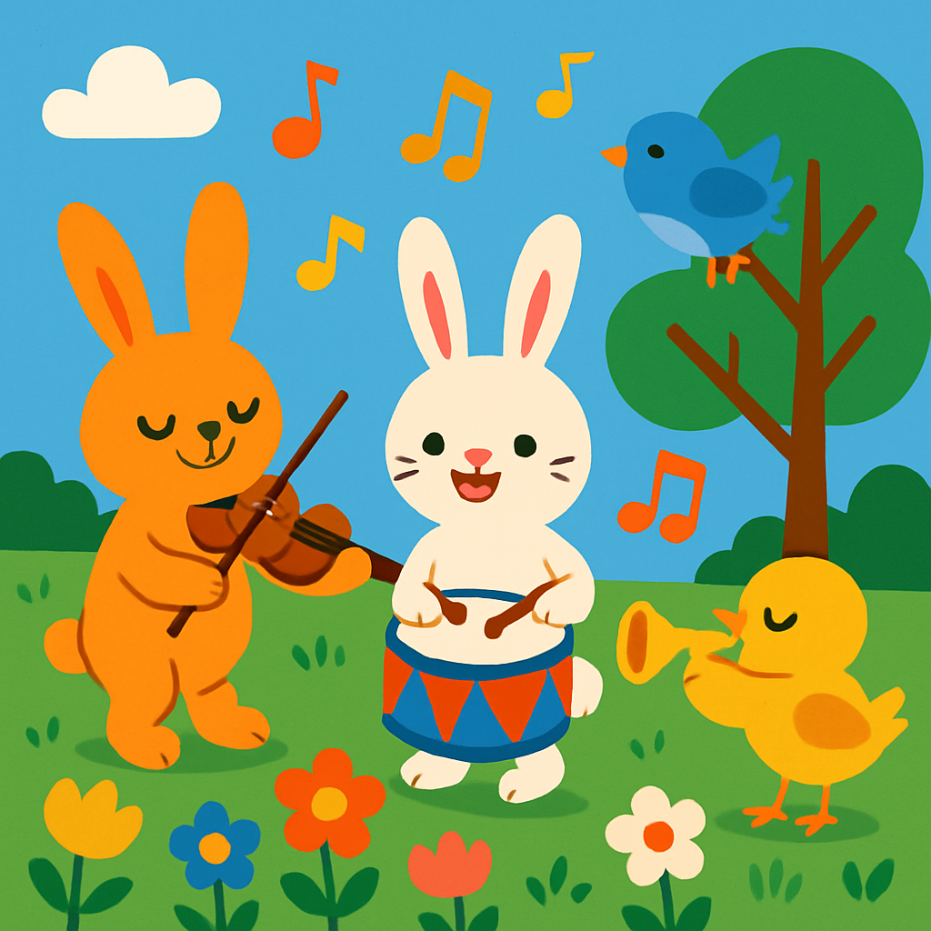 Musical Meadow Mirth Diamonded Painting Kits