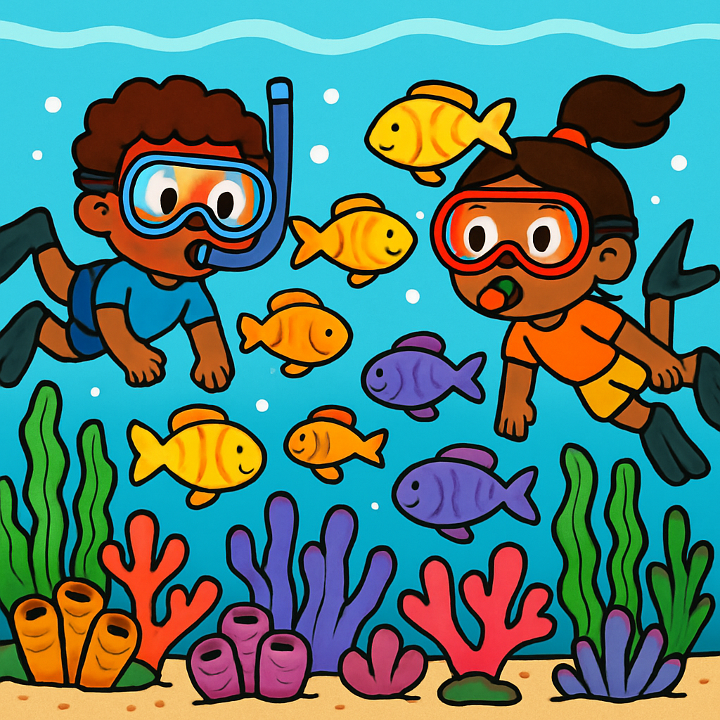 Coral Reef Underwater Adventure Paint by diamonds kits